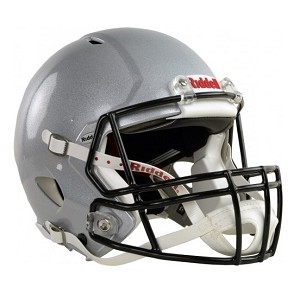 CASCO RIDDELL FOOTBALL ICON HIGH GLOSS  ARGENTO