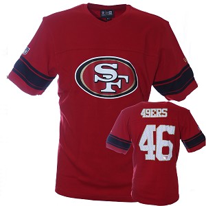 TSHIRT NEW ERA SB50 NFL V NECK  SAN FRANCISCO 49ERS