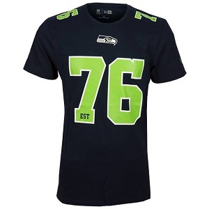 TSHIRT NEW ERA NUMBER CLASSIC BLU  SEATTLE SEAHAWKS