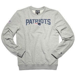 FELPA NEW ERA NFL TEAM SCRIPT CREWNECK  NEW ENGLAND PATRIOTS