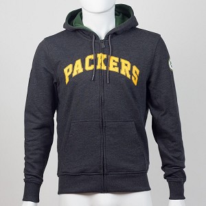 FELPA NEW ERA TEAM APPAREL FZ  GREEN BAY PACKERS