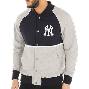 FELPA MAJESTIC 3774 LETTERMAN JACKET NEW YORK YANKEES