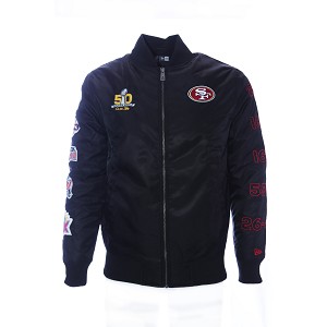 GIUBBOTTO NEW ERA SB50 BOMBER JKT  SAN FRANCISCO 49ERS