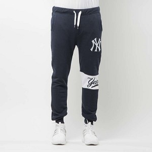 PANTALONE MAJESTIC MNY2372NL JOGGER BLU  NEW YORK YANKEES