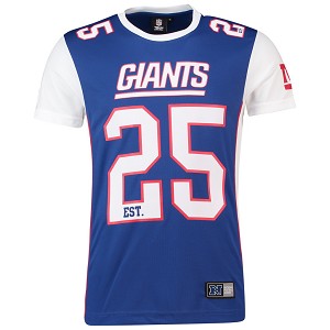 JERSEY NFL MAJESTIC DENE POLY MESH 18  NEW YORK GIANTS