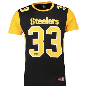 JERSEY NFL MAJESTIC DENE POLY MESH 18  PITTSBURGH STEELERS