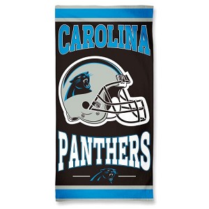 ASCIUGAMANO WINCRAFT FIBRE BEACH 75 X 150 CM  CAROLINA PANTHERS