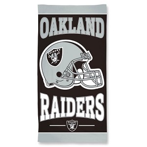 ASCIUGAMANO WINCRAFT FIBRE BEACH 75 X 150 CM  OAKLAND RAIDERS