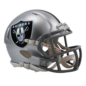 MINI HELMET RIDDELL REVO SPEED  OAKLAND RAIDERS