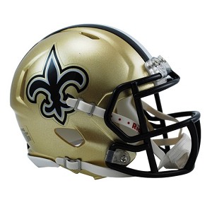 MINI HELMET RIDDELL REVO SPEED  NEW ORLEANS SAINTS