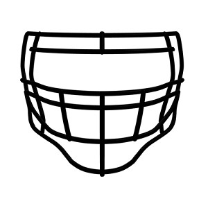 MASCHERA RIDDELL REVO SPEED S3BD BIANCO