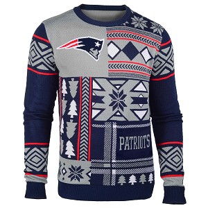 MAGLIONE FOREVER PATCHES CREW NECK  NEW ENGLAND PATRIOTS