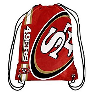 BORSA FOREVER CROPPED LOGO DRAWSTRING  SAN FRANCISCO 49ERS