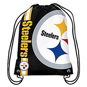 BORSA FOREVER CROPPED LOGO DRAWSTRING PITTSBURGH STEELERS