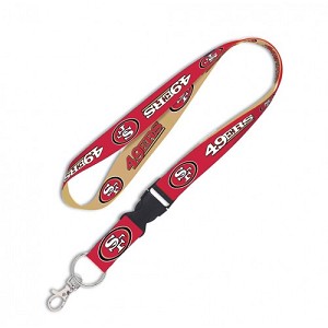 PORTACHIAVI WINCRAFT 601400 LANYARD BUCKLE  SAN FRANCISCO 49ERS