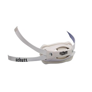 MENTONIERA SCHUTT FUSION RIGIDA 4 ATTACCHI LUNGHI BIANCO