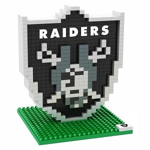 PUZZLE FOREVER 3D BRXLZ NFL TEAM LOGO  OAKLAND RAIDERS