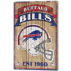 PANNELLO LEGNO WINCRAFT ESTABLISHED 38 X 61 CM BUFFALO BILLS