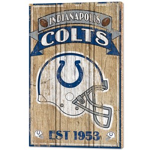 PANNELLO LEGNO WINCRAFT ESTABLISHED 38 X 61 CM INDIANAPOLIS COLTS