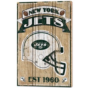 PANNELLO LEGNO WINCRAFT ESTABLISHED 38 X 61 CM NEW YORK JETS