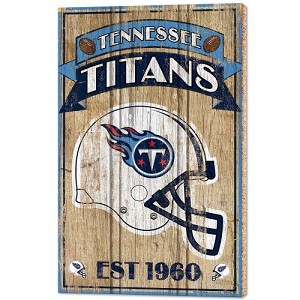 PANNELLO LEGNO WINCRAFT ESTABLISHED 38 X 61 CM TENNESSEE TITANS