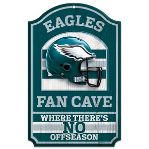 PANNELLO LEGNO WINCRAFT FAN CAVE 28 X 43 CM  PHILADELPHIA EAGLES