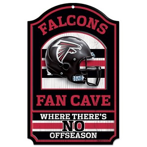 PANNELLO LEGNO WINCRAFT FAN CAVE 28 X 43 CM ATLANTA FALCONS