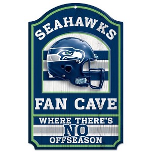 PANNELLO LEGNO WINCRAFT FAN CAVE 28 X 43 CM  SEATTLE SEAHAWKS