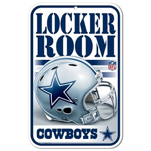 PANNELLO PLASTICA WINCRAFT LOCKER ROOM 27 X 42 CM  DALLAS COWBOYS