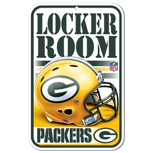 PANNELLO PLASTICA WINCRAFT LOCKER ROOM 27 X 42 CM  GREEN BAY PACKERS