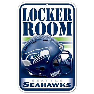 PANNELLO PLASTICA WINCRAFT LOCKER ROOM 27 X 42 CM  SEATTLE SEAHAWKS