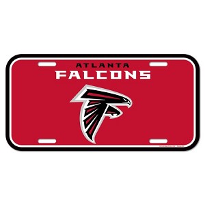 PANNELLO PLASTICA WINCRAFT LICENSE PLATE 15 X 30 CM ATLANTA FALCONS