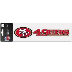 ADESIVO WINCRAFT SQUADRA NFL 7,5 X 25 CM  SAN FRANCISCO 49ERS