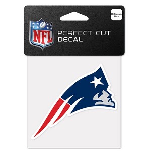 ADESIVO WINCRAFT LOGO SQUADRA NFL 10 X 10 CM  NEW ENGLAND PATRIOTS