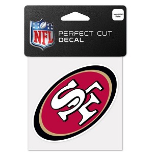 ADESIVO WINCRAFT LOGO SQUADRA NFL 10 X 10 CM  SAN FRANCISCO 49ERS