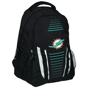 ZAINO FOREVER STRIPE FRANCHISE BACKPACK MIAMI DOLPHINS