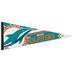 STENDARDO LANA WINCRAFT 600200 PREMIUM PENNANT  MIAMI DOLPHINS