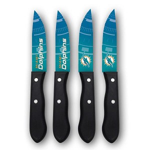 SET COLTELLI NOVELTY 990001 STEAK KNIFES 4 PCS  MIAMI DOLPHINS