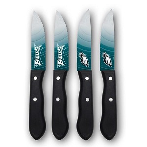 SET COLTELLI NOVELTY 990001 STEAK KNIFES 4 PCS  PHILADELPHIA EAGLES