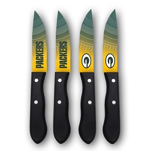 SET COLTELLI NOVELTY 990001 STEAK KNIFES 4 PCS  GREEN BAY PACKERS