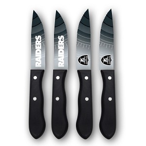 SET COLTELLI NOVELTY 990001 STEAK KNIFES 4 PCS  OAKLAND RAIDERS