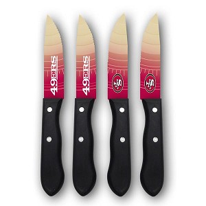 SET COLTELLI NOVELTY 990001 STEAK KNIFES 4 PCS  SAN FRANCISCO 49ERS