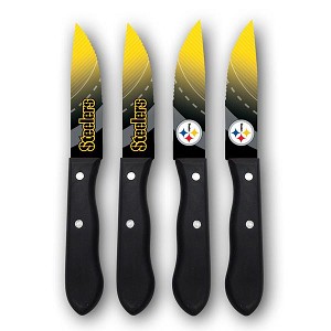 SET COLTELLI NOVELTY 990001 STEAK KNIFES 4 PCS  PITTSBURGH STEELERS