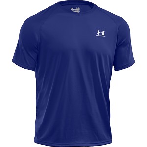 MAGLIA UNDER ARMOUR HG TECH LOOSE  BLU ROYAL