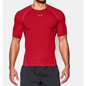 MAGLIA UNDER ARMOUR 1257468 HG ARMOUR COMPRESSION   ROSSO