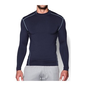 MAGLIA UNDER ARMOUR 1265648 COLDGEAR MOCK  BLU NAVY