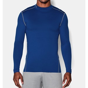 MAGLIA UNDER ARMOUR 1265648 COLDGEAR MOCK  BLU ROYAL