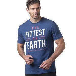 MAGLIA REEBOK CROSSFIT DN2391 FITTEST ON EARTH  BLU