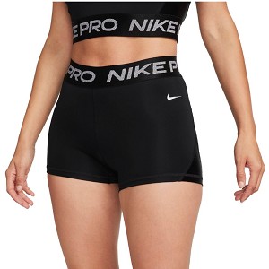 PANTALONE NIKE PRO 3IN SHINE FB5586 010  NERO