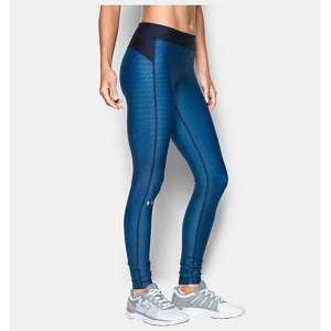 PANTALONE UNDER ARMOUR 1297911 HEATGEAR PRINTED LEGGING  BLU